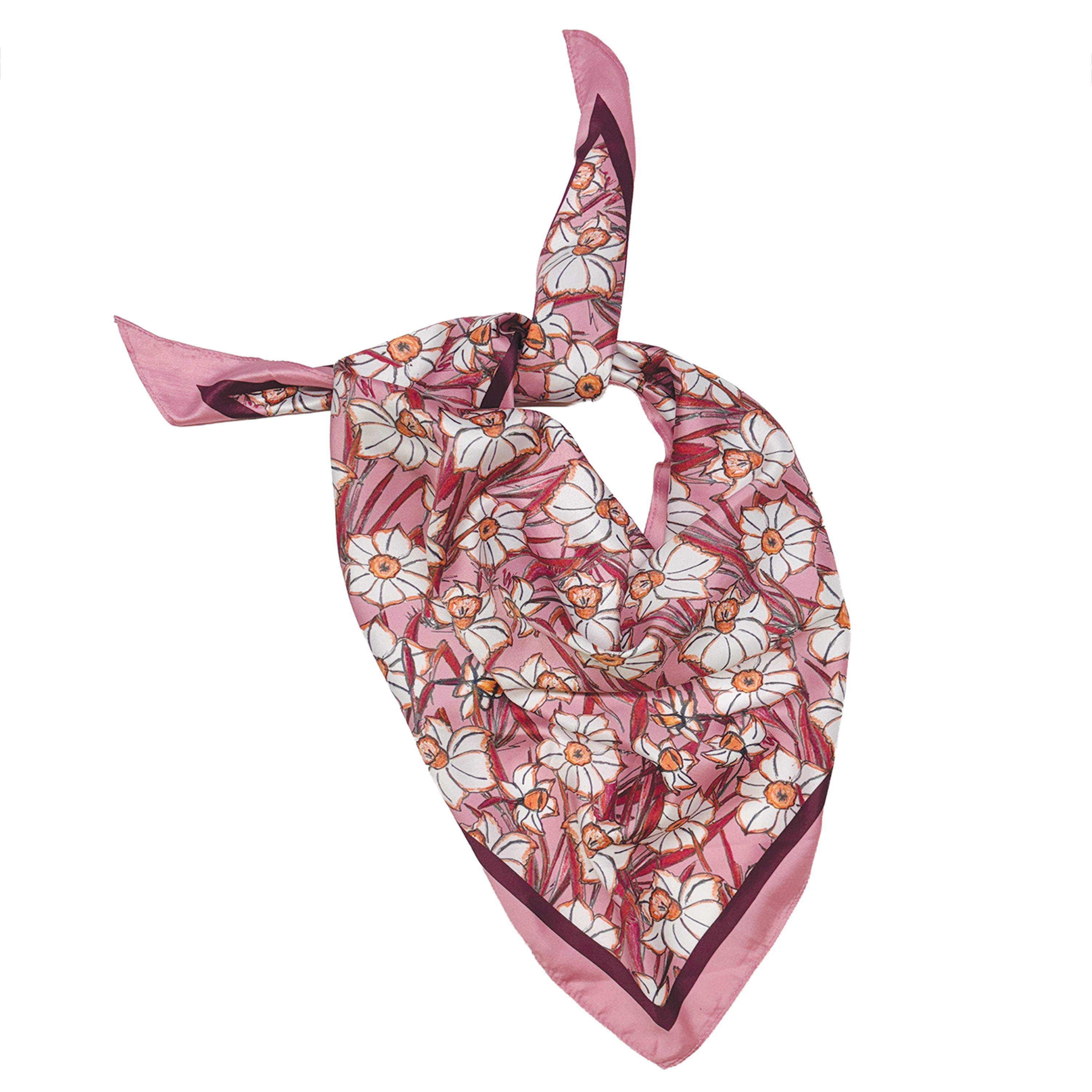 Floral Print Triangle Scarf - Charming Charlie