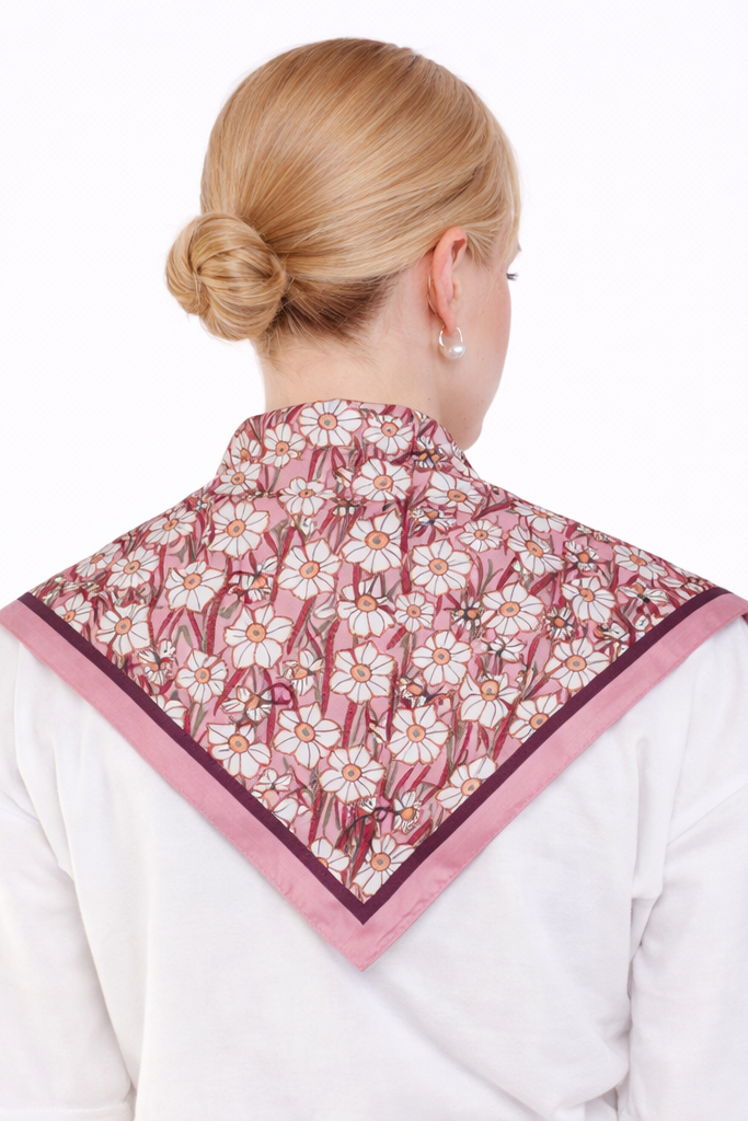 Floral Print Triangle Scarf - Charming Charlie