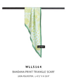 Bandana Print Triangle Scarf - Charming Charlie