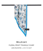 Floral Print Triangle Scarf - Charming Charlie
