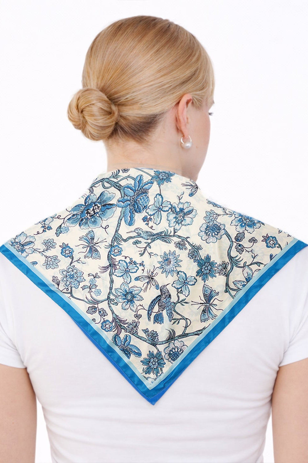Floral Print Triangle Scarf - Charming Charlie