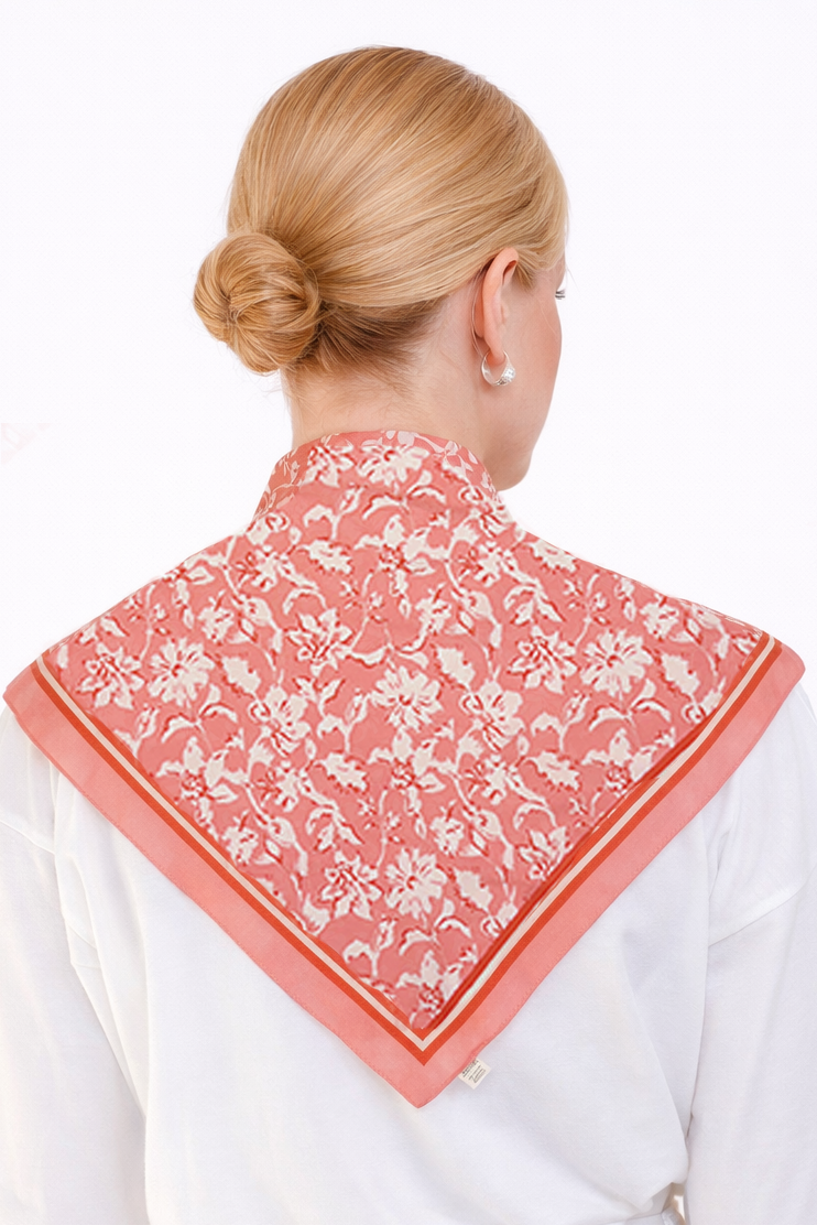 Floral Print Triangle Scarf - Charming Charlie