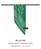 Paisley Print Triangle Scarf - Charming Charlie