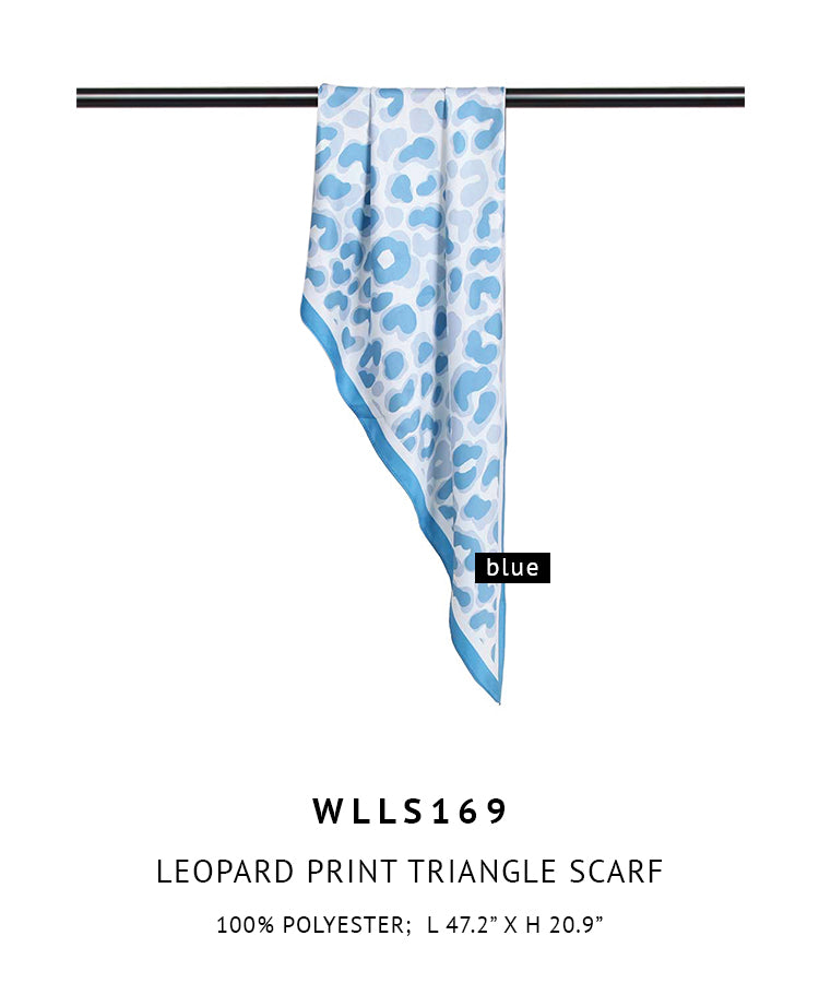 Leopard Print Triangle Scarf - Charming Charlie