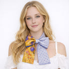 Abstract Swirl Skinny Scarf - Charming Charlie