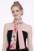 Vintage Flower Skinny Scarf - Charming Charlie