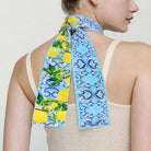 Lemon Scroll Skinny Scarf - Charming Charlie