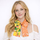 Lemon Scroll Skinny Scarf - Charming Charlie