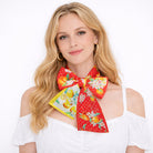 Fruit Floral Skinny Scarf - Charming Charlie