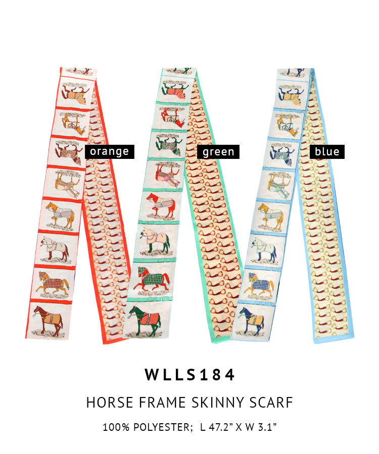 Horse Frame Skinny Scarf - Charming Charlie