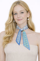 Folk Motif Skinny Scarf - Charming Charlie
