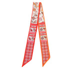 Folk Motif Skinny Scarf - Charming Charlie