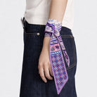Folk Motif Skinny Scarf - Charming Charlie