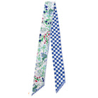 Check Floral Skinny Scarf - Charming Charlie