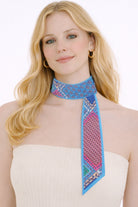 Patchwork Pattern Skinny Scarf - Charming Charlie