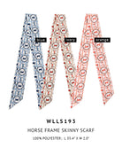 Horse Frame Skinny Scarf - Charming Charlie