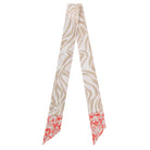 Graphic Pattern Skinny Scarf - Charming Charlie