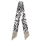 Graphic Pattern Skinny Scarf - Charming Charlie