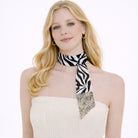 Graphic Pattern Skinny Scarf - Charming Charlie