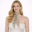Allover Print Skinny Scarf - Charming Charlie