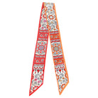 Allover Print Skinny Scarf - Charming Charlie