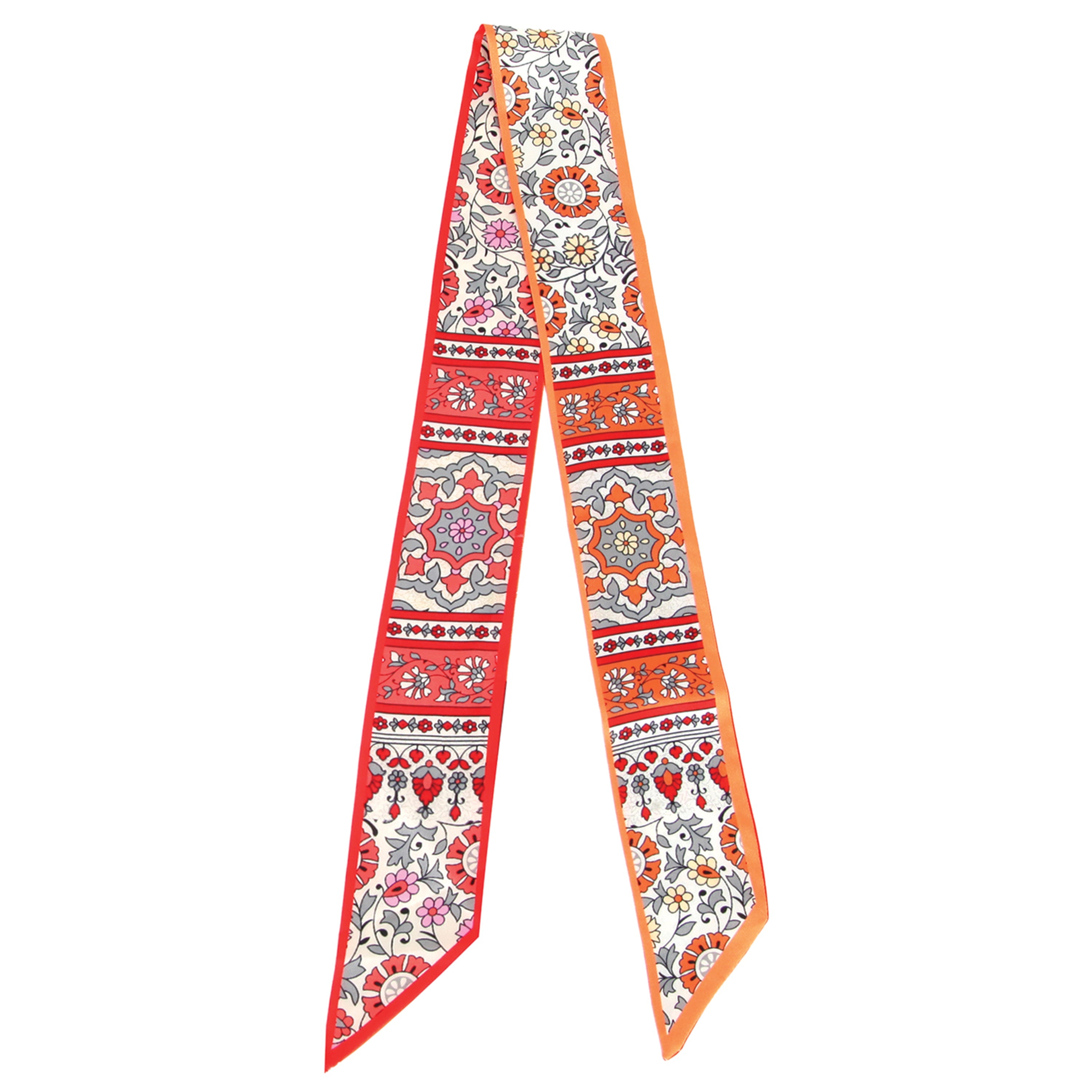 Allover Print Skinny Scarf - Charming Charlie