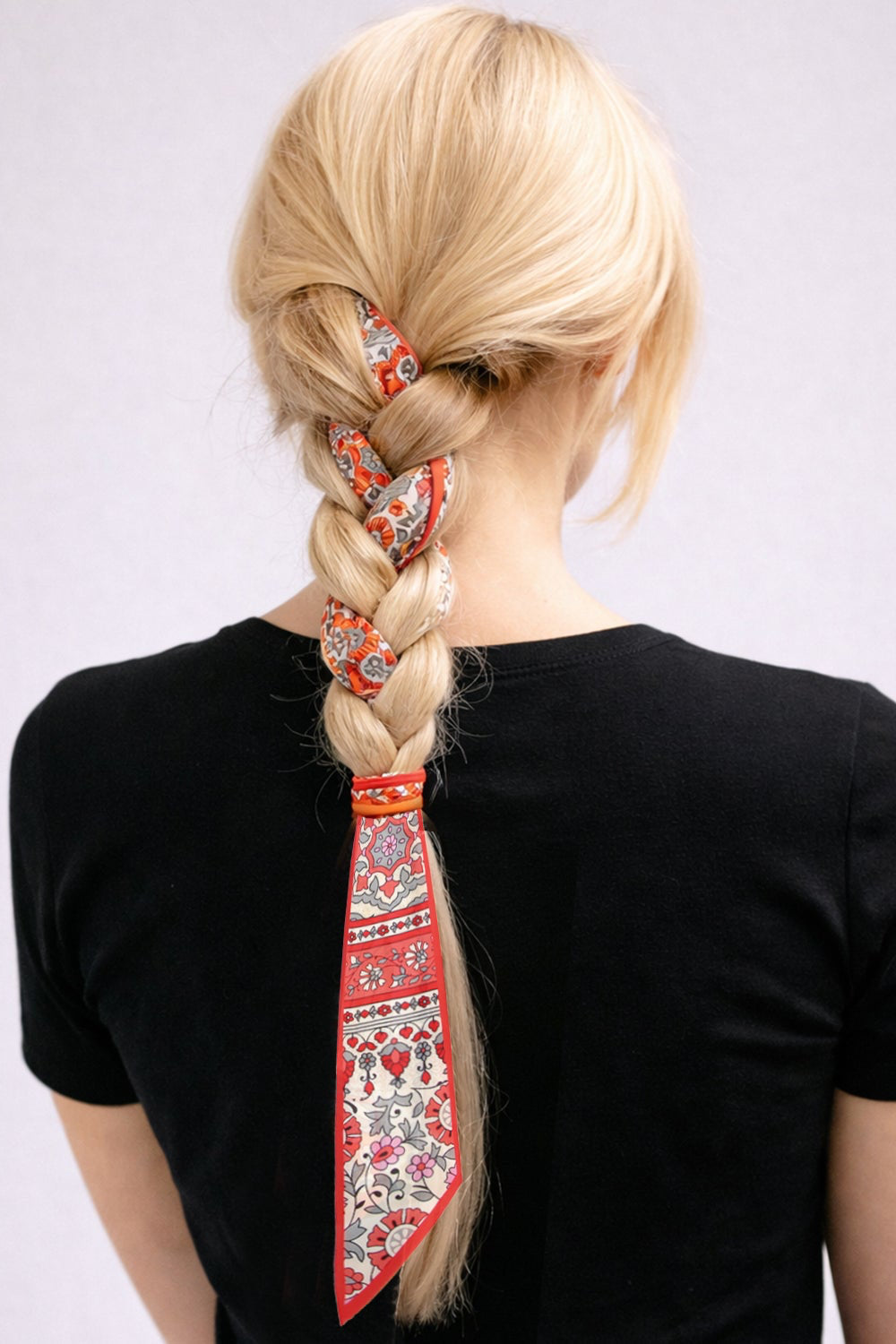 Allover Print Skinny Scarf - Charming Charlie