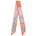Icon Pattern Skinny Scarf - Charming Charlie