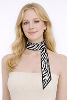 Abstract Animal Skinny Scarf - Charming Charlie