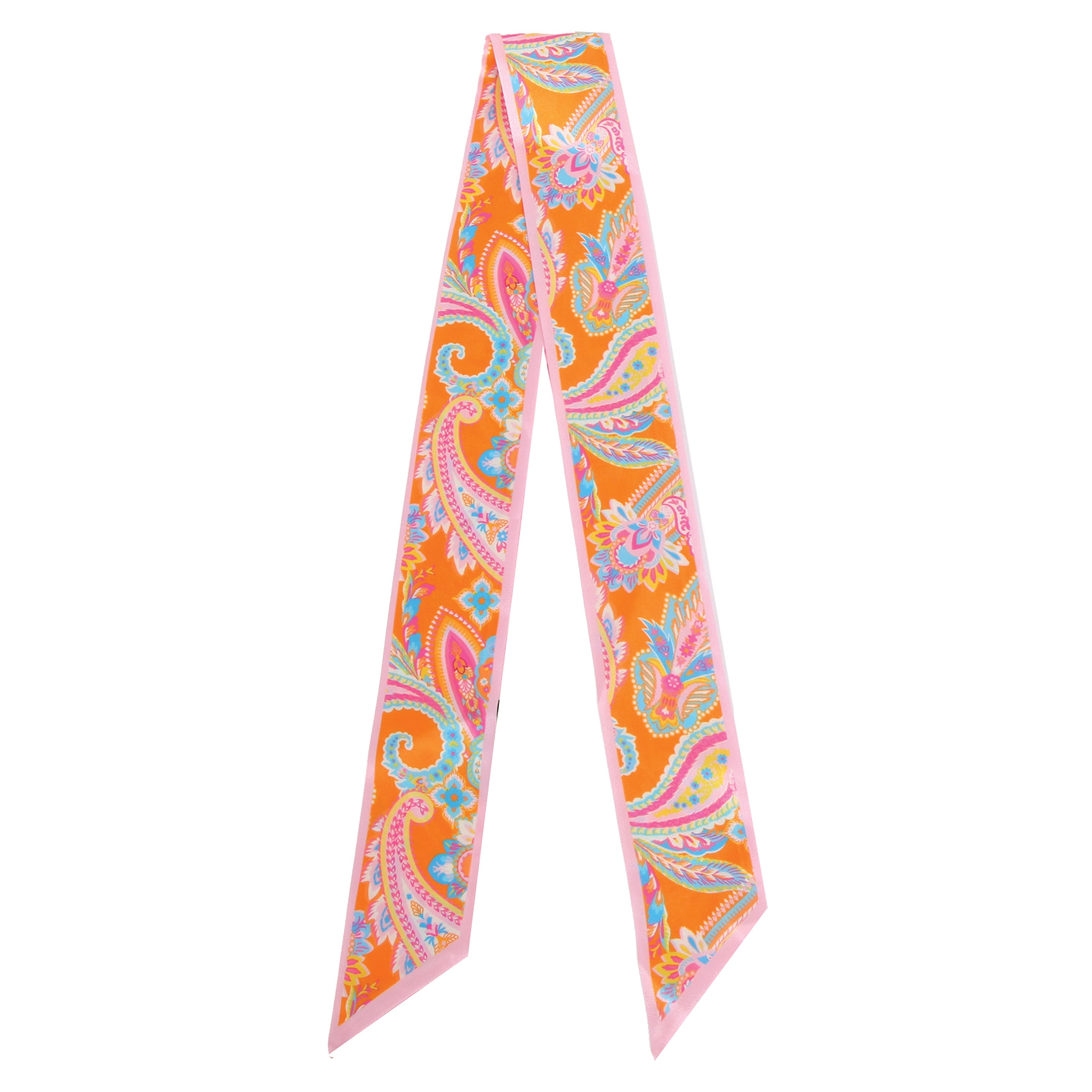 Botanical Stripe Skinny Scarf - Charming Charlie