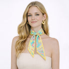 Botanical Stripe Skinny Scarf - Charming Charlie