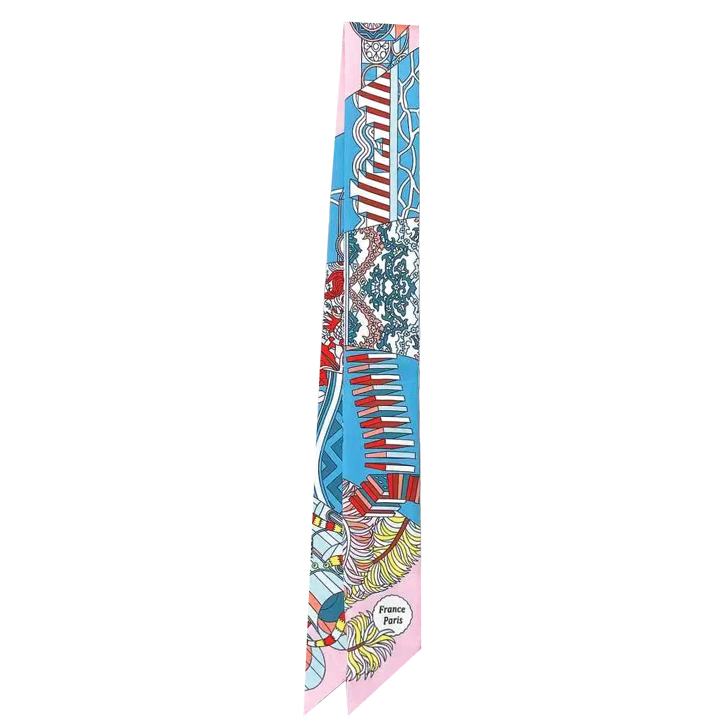 Stripe Collage Skinny Scarf - Charming Charlie