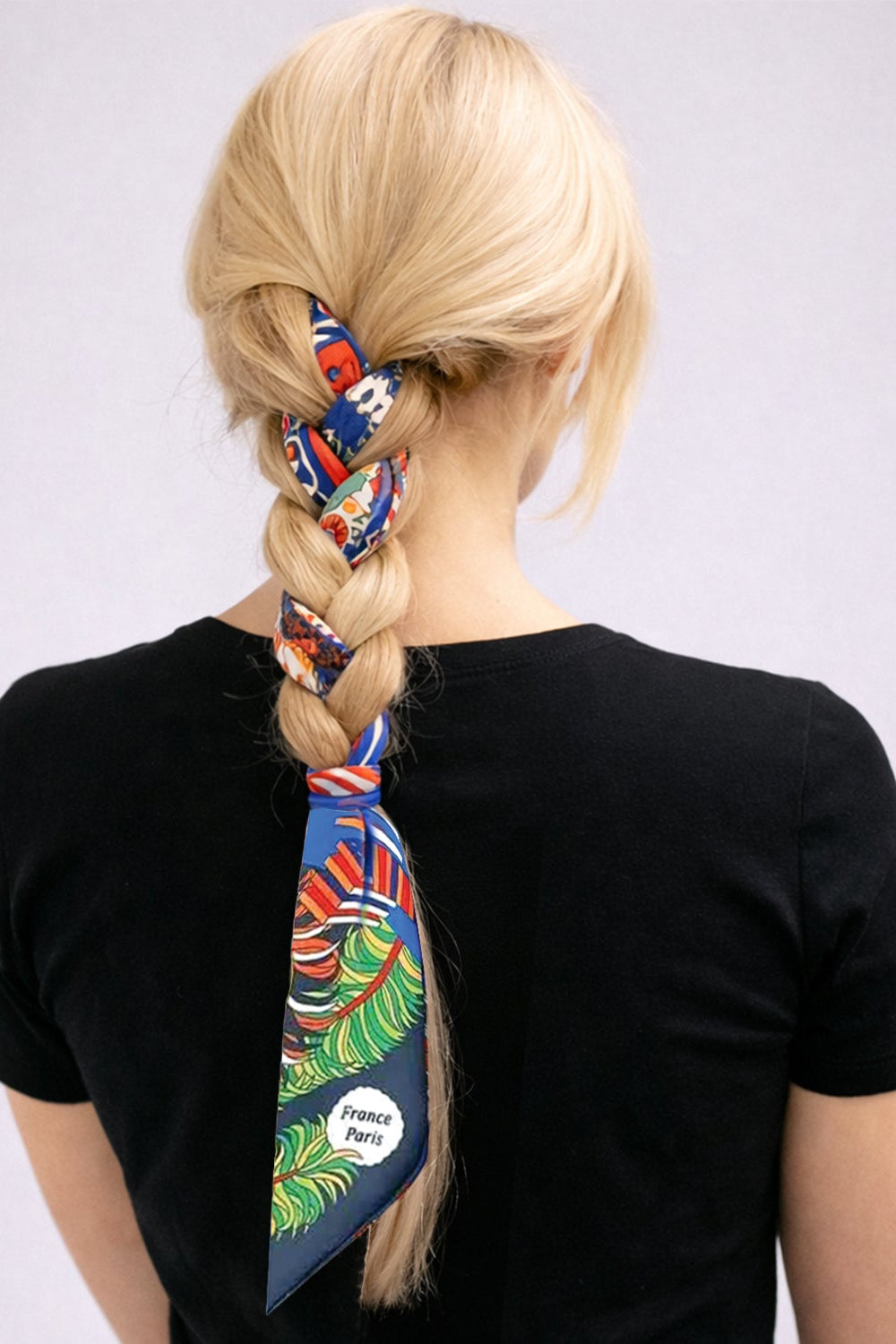 Stripe Collage Skinny Scarf - Charming Charlie