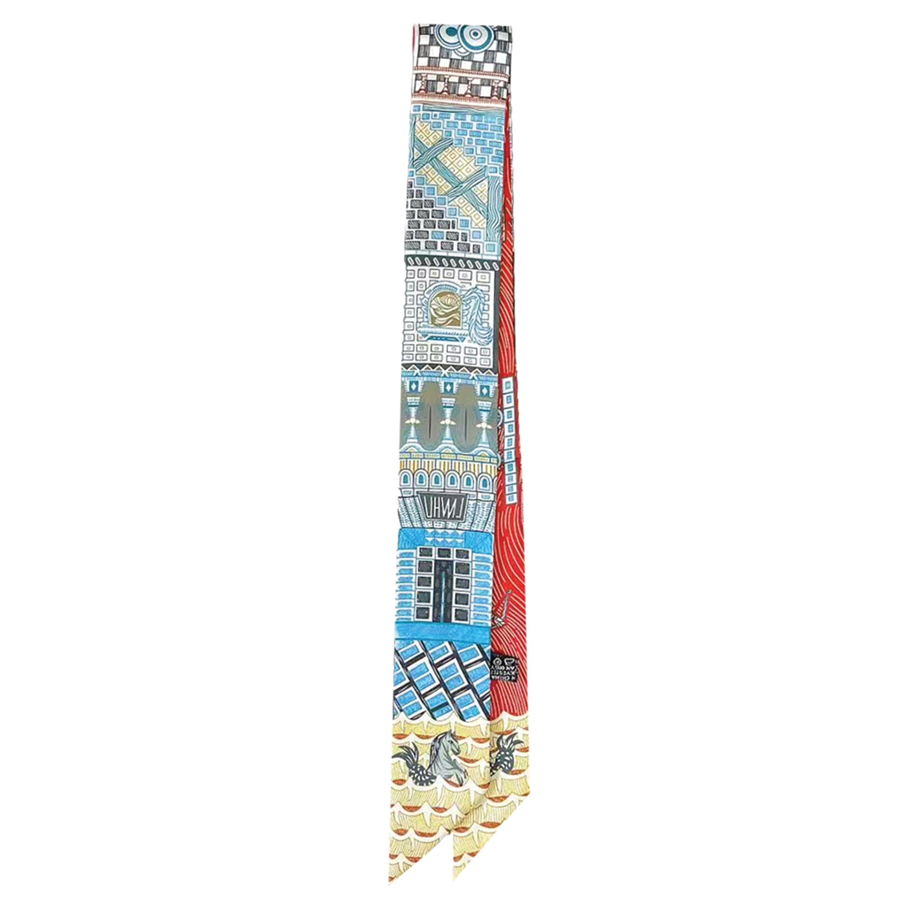 Story Tiles Skinny Scarf - Charming Charlie