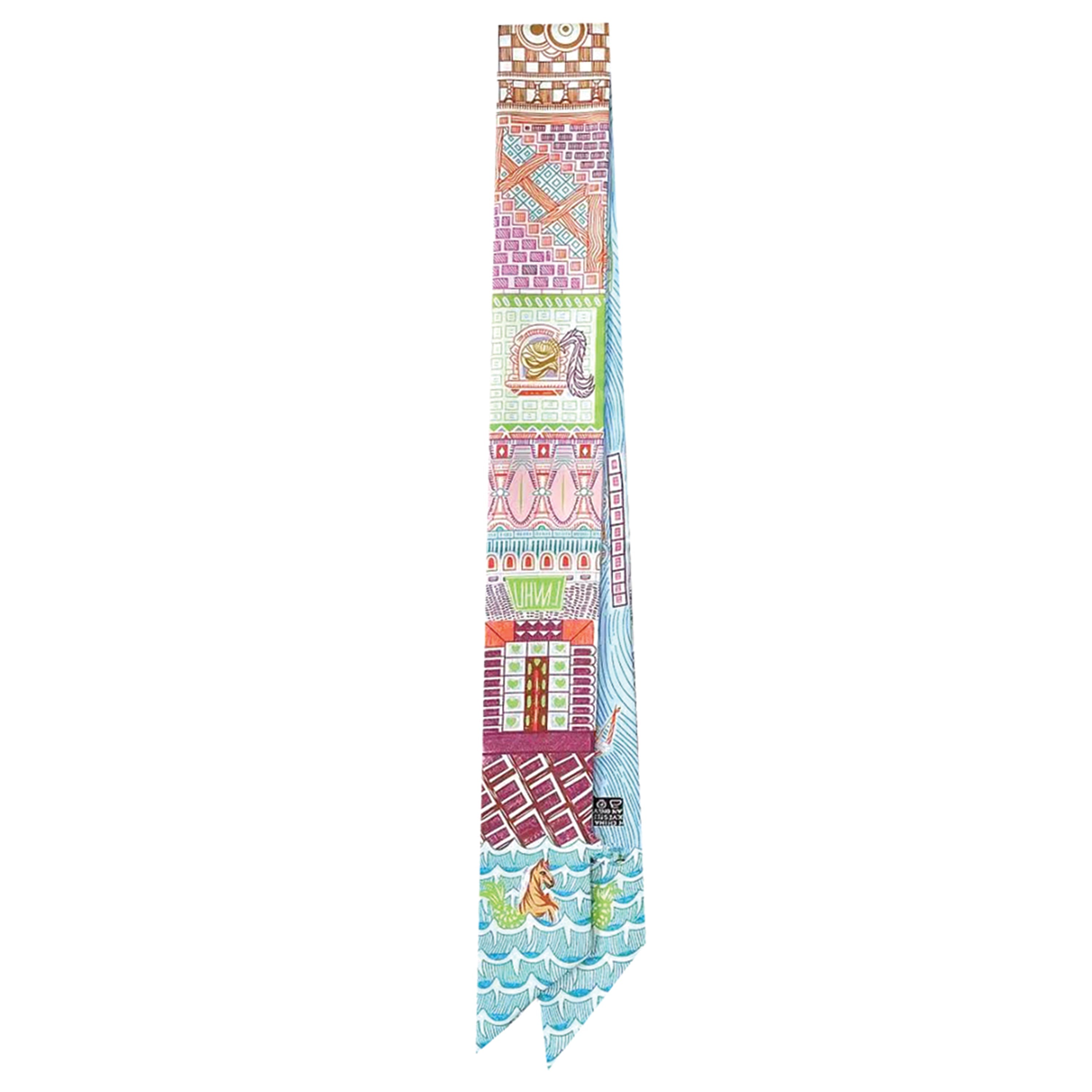 Story Tiles Skinny Scarf - Charming Charlie
