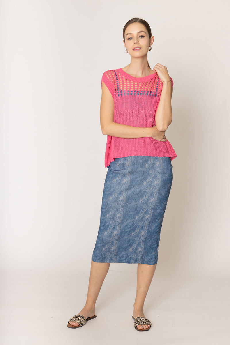 Chest Blocked Crochet Poncho - Charming Charlie