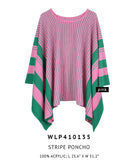 Stripe Poncho - Charming Charlie