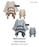 Stripe Poncho - Charming Charlie