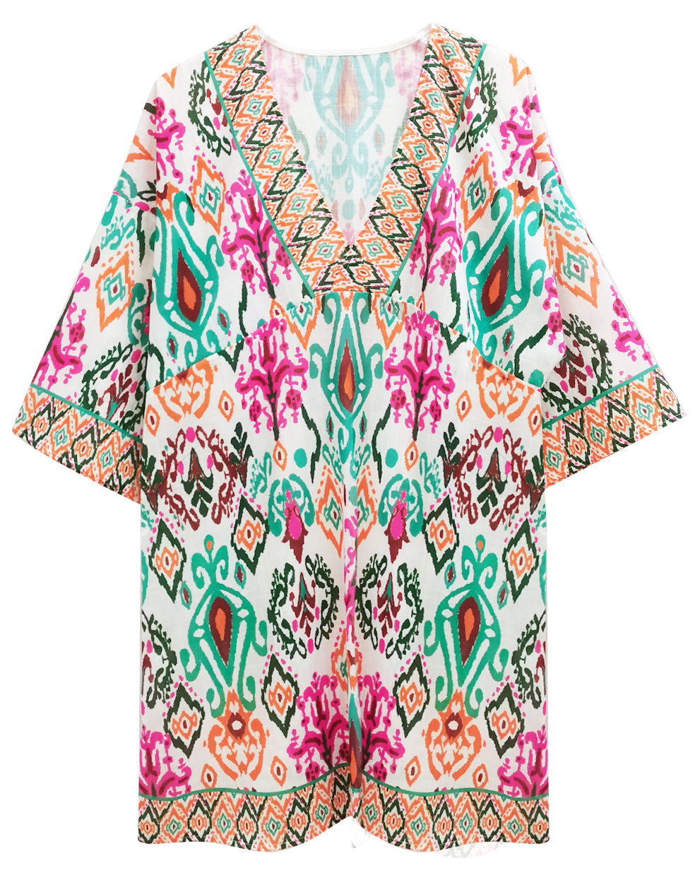 Ikat Print Poncho - Charming Charlie