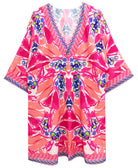 Tropical Print Poncho - Charming Charlie