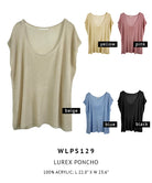 Lurex Poncho - Charming Charlie