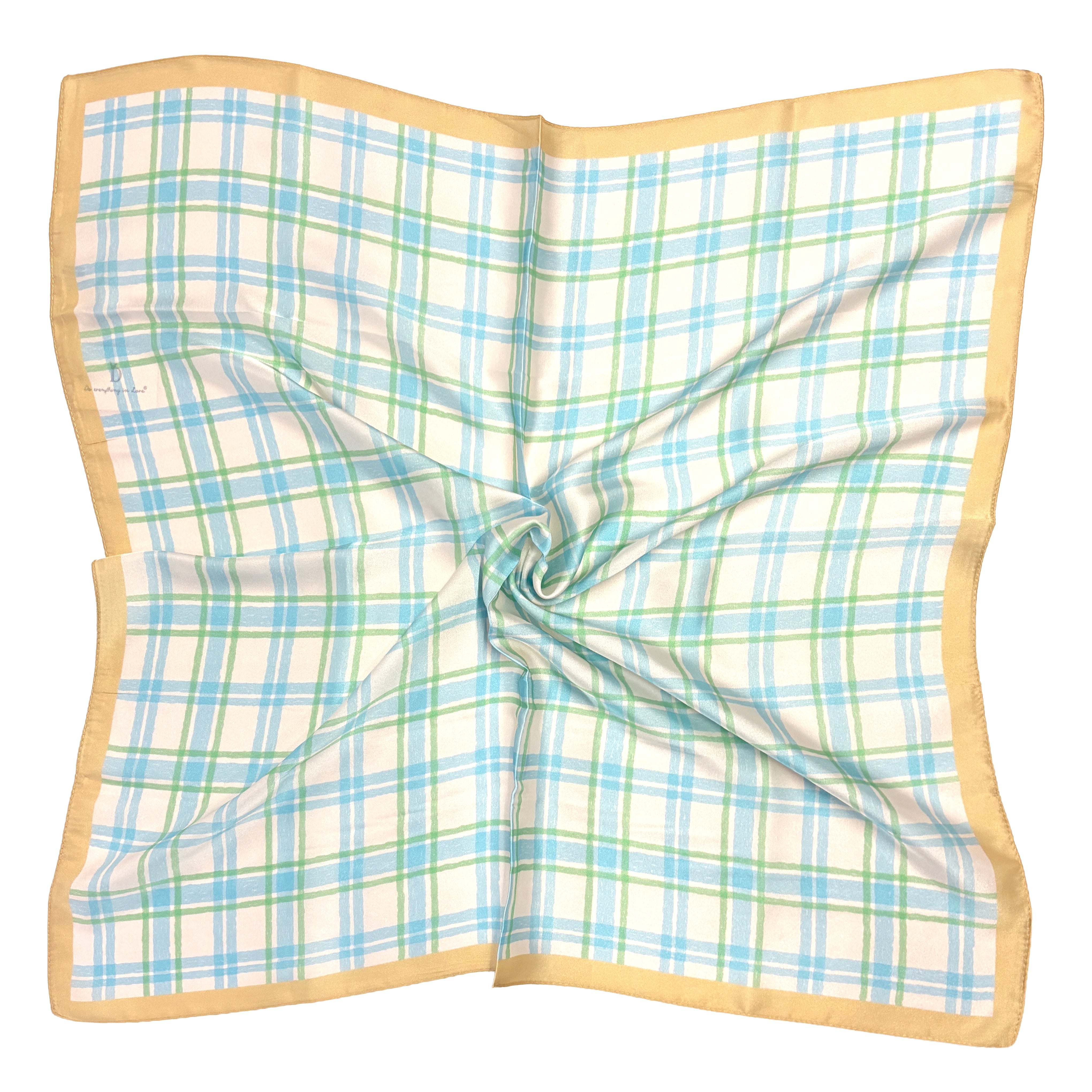 Plaid Print Square Scarf - Charming Charlie