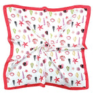 Beach Day Print Square Scarf - Charming Charlie
