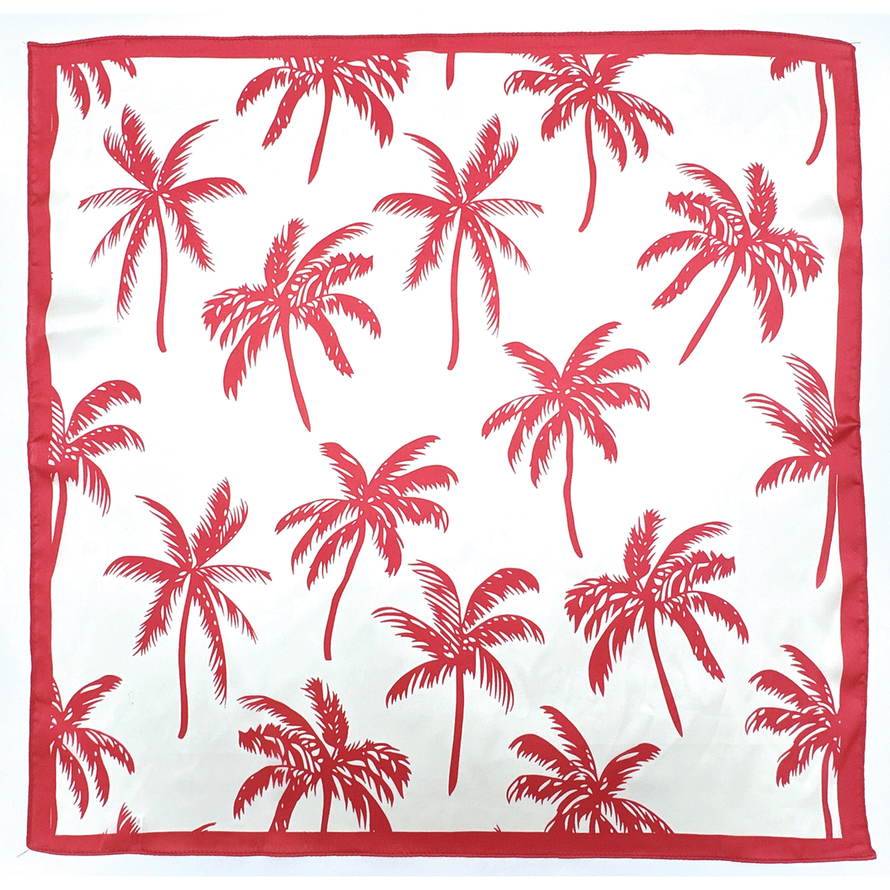 Palm Tree Print Square Scarf - Charming Charlie