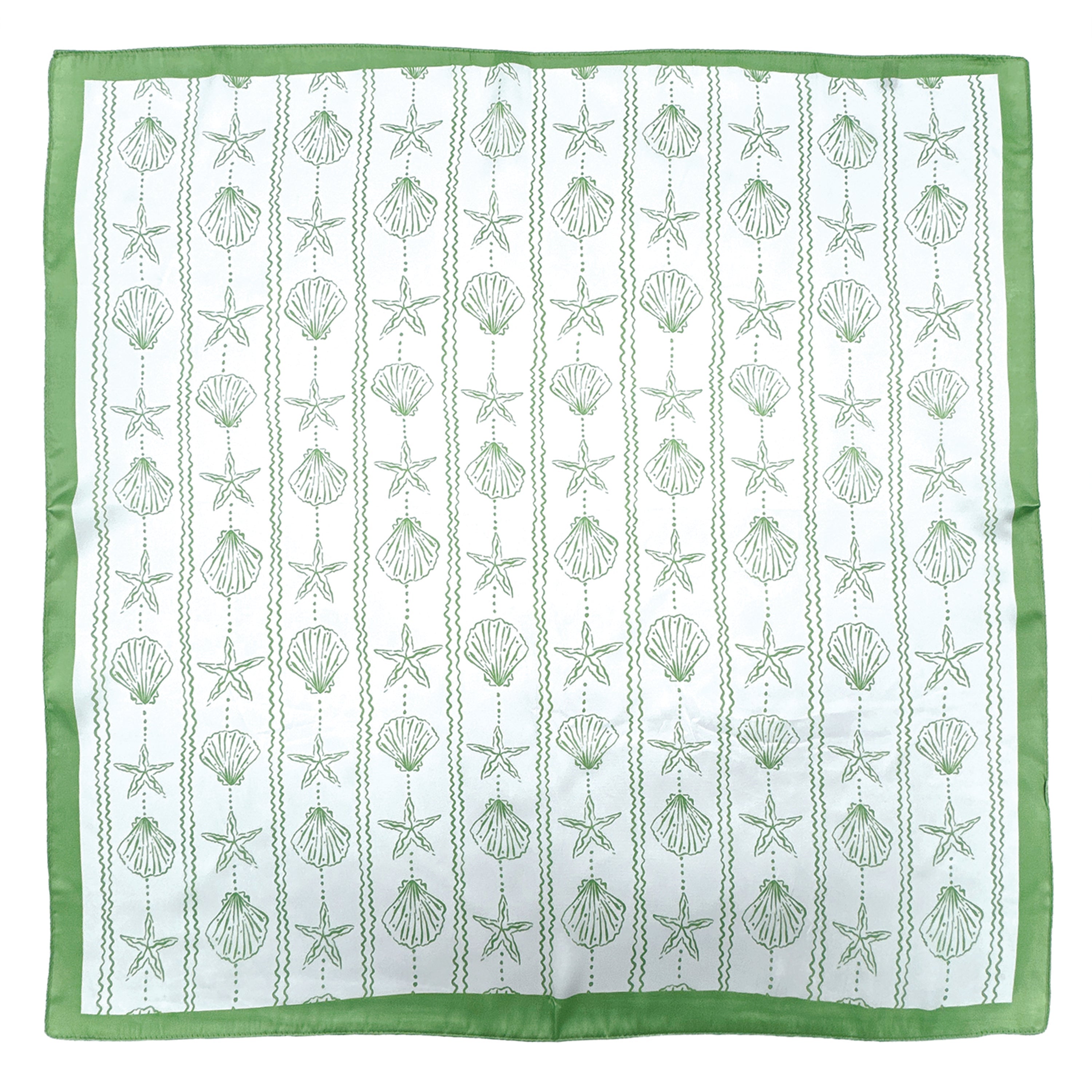 Sea Shell Print Square Scarf - Charming Charlie
