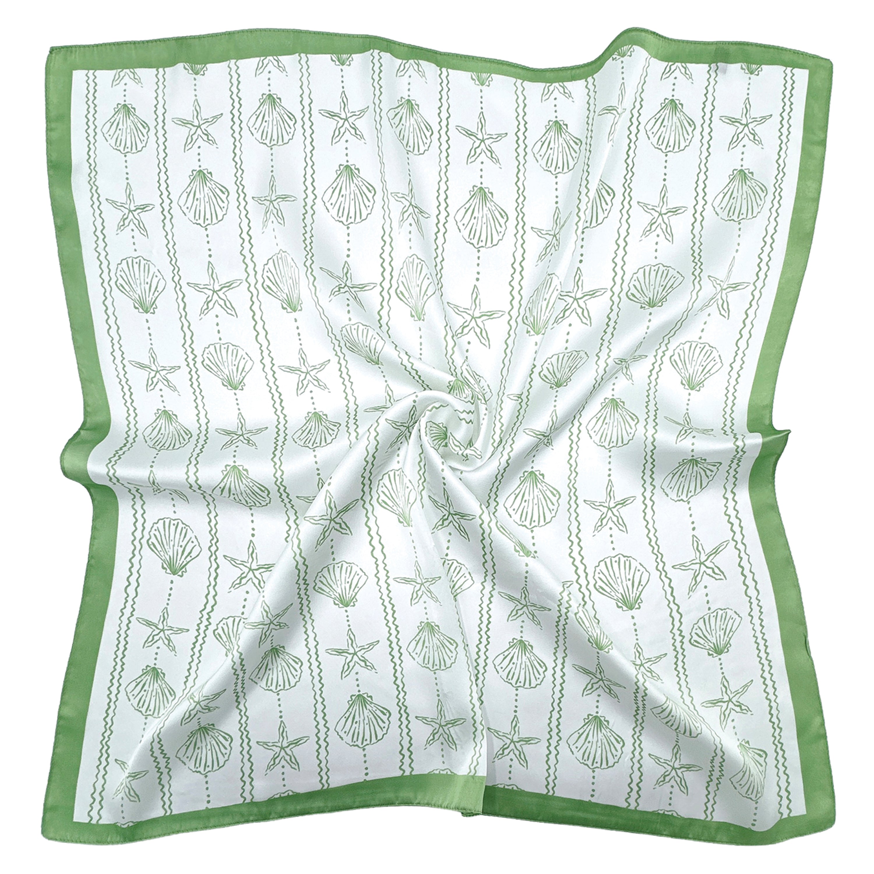 Sea Shell Print Square Scarf - Charming Charlie