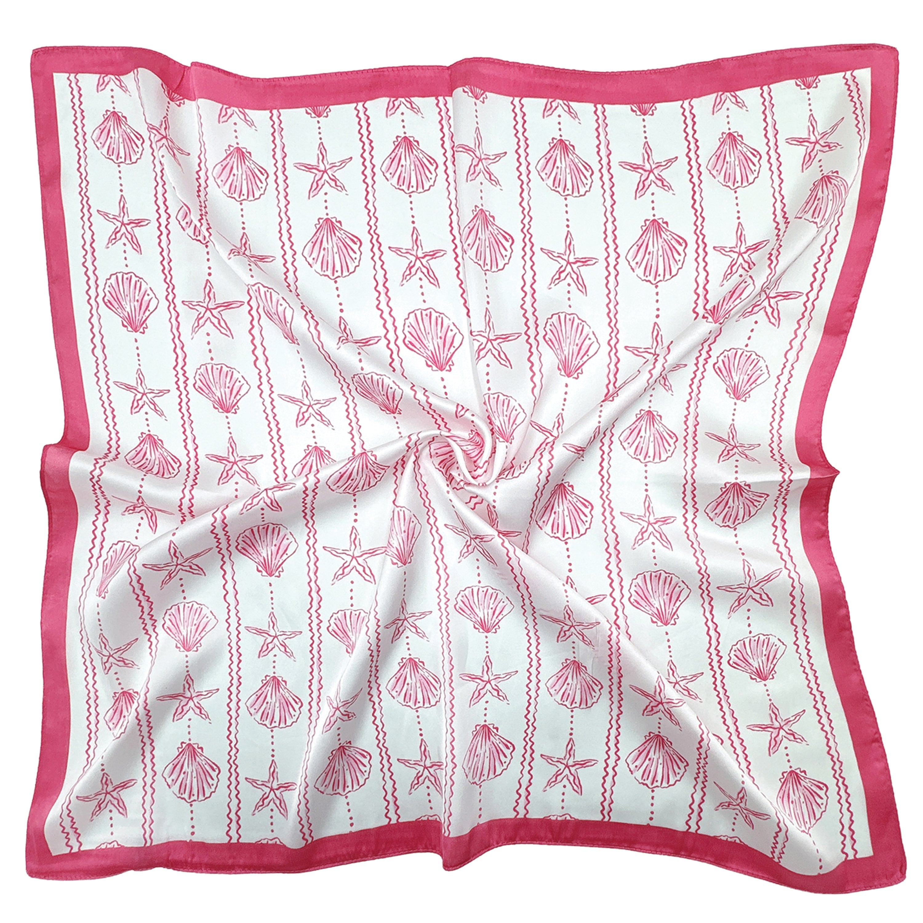 Sea Shell Print Square Scarf - Charming Charlie