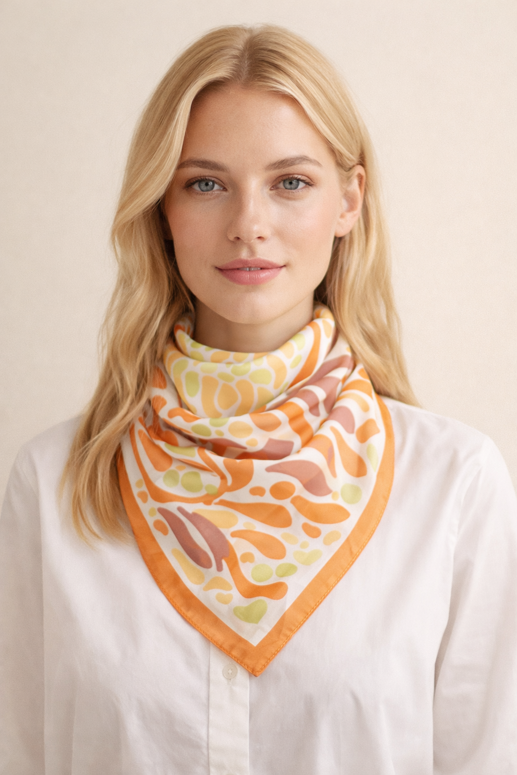 Bloom Print Square Scarf - Charming Charlie