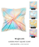 Aurora Print Square Scarf - Charming Charlie