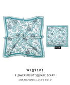 Flower Print Square Scarf - Charming Charlie